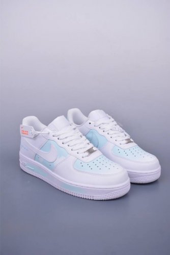 Nike Air Force 1 Low Sky Blue And White Original Last And Original Cardboard To