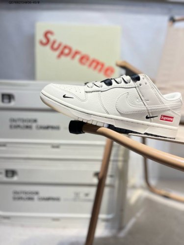 Nike Sb Dunk Low "Supreme Joint" Anniversary High-End Custom Low-Top Casual Shoe