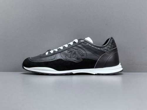 Channel Advantage Dongguan Chanel Chanel 25P Calfskin Lace-Up Round Toe Low-Top