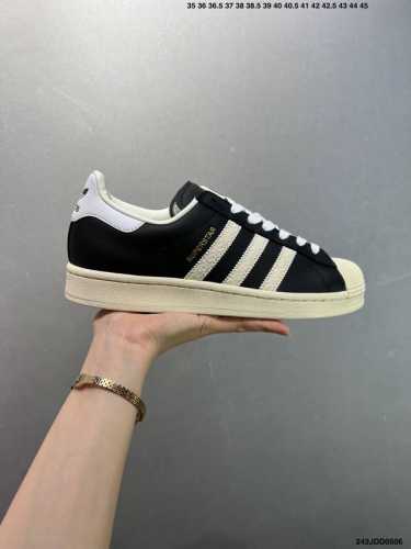 Adidas Originals Superstar White/Black Retro Trend Slip-Resistant Durable Low-To