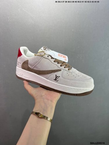 nike Air Force 1 Low 07 Air Force One Low-Top Casual Sneakers Customized Leat