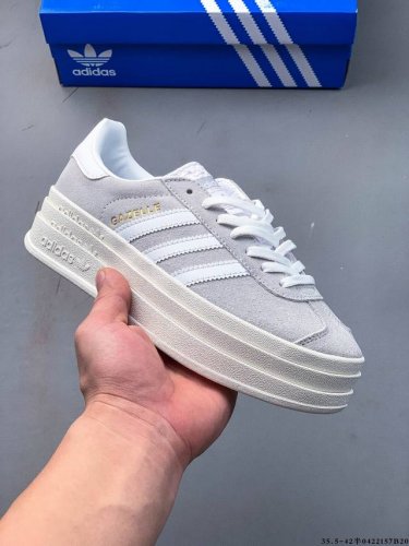 Company Level! Adidas Gazelle Bold W Thick-Soled Low-Top Retro All-Match Casual