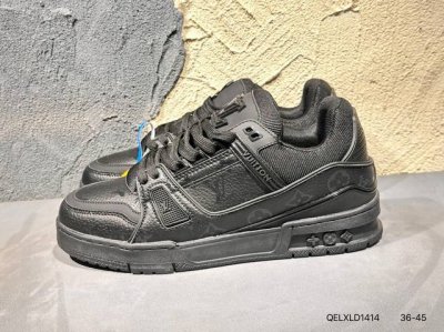 New Arrival Real-Life Photos: Brand-New Lv Louis Vuitton Trainer Sneaker Low Cas