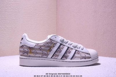 Pure Original Clot X Ad Originals #Shell Toe Lv Joint Limited Fit Soft Leather W