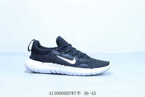 Nike Official Free Run 5.0 Barefoot Men's Breathable Lightweight Running Shoes S