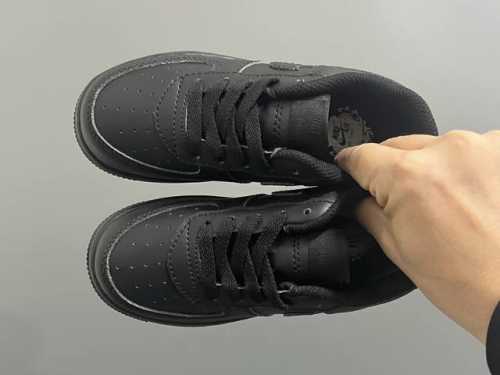 Nk New Air One Cartoon Low-Top Lace-Up Children's Casual Sneakers Size: 22-35 Si