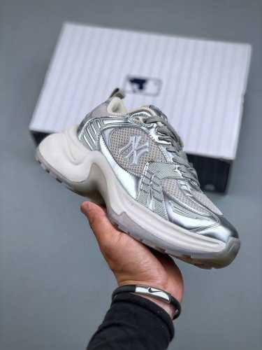 mlb Xlg Chunky New York Yankees Daddy Heightening Thick-Soled Running Shoes I