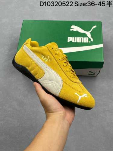 puma Speedcat Og Puma Low-Top Yellow-Beige Unisex Non-Slip Wear-Resistant Low