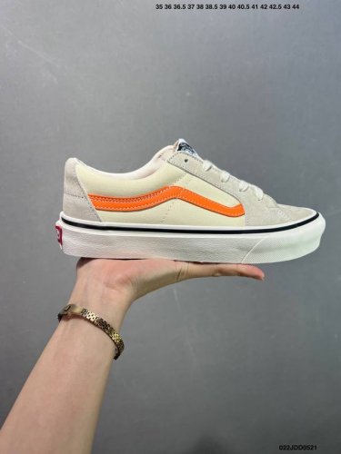 vans Classics Knu Skool Scottish Plaid Stitching Thick Tongue Bread Shoes Van