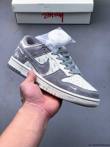 True Half Size! Nike Sb Dunk Low Pro Classic Versatile Casual Skateboard Shoes 0