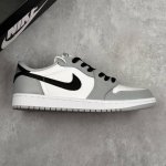 Local Core Private Air Jordan 1 Retro Low Og Barons Low-Top Gray White Black Aj1