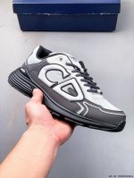 Dior B30 Retro-Style Breathable Casual Shoes B30 Combines Premium Leather With M