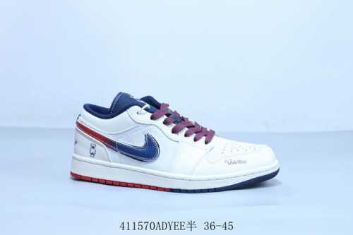 Jordan Air Jordan 1 Low Aj1 Joe 1 Low-Top Retro Culture Leisure Sports Basketbal