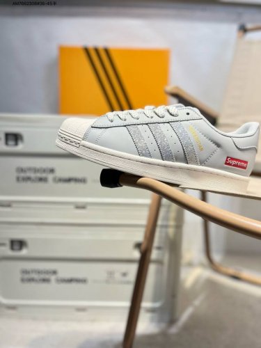 Supreme X Adidas Originals Superstar Al Classic Color Classic Shell Head Officia