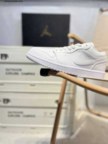 Company-Level First-Layer Leather Jordan Air Jordan 1 Low Aj1 Low-Top Series Bas