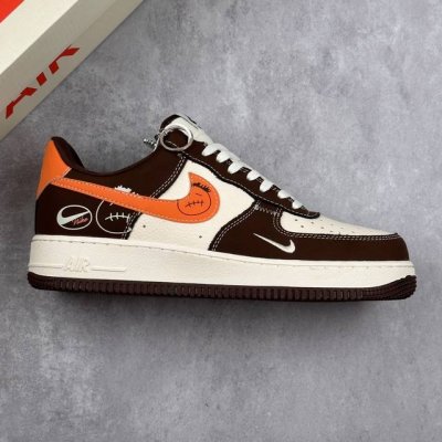 Local Core Private Nike Air Force 1'07 Low Nike Joint Dark Brown Ghost Face Air