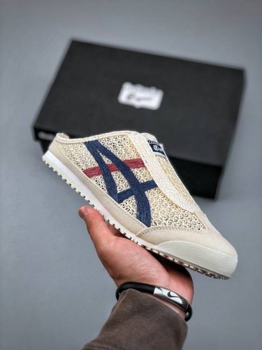 Asics Onitsuka Tiger Mexico 66 Sabot Mesh Breathable New Comfortable Slip-On Spo