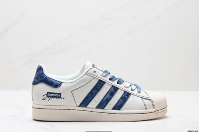 Company-Grade Adidas Originals Superstar Adidas Three-Leaf Clover Diy Series Low