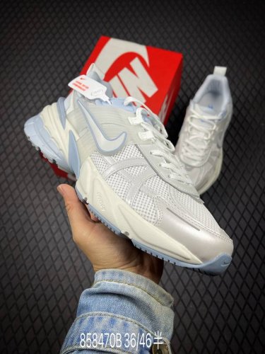 B Corporate-Level Nike V2K Run Running Shoes, Retro Style, Mesh Breathable Sport