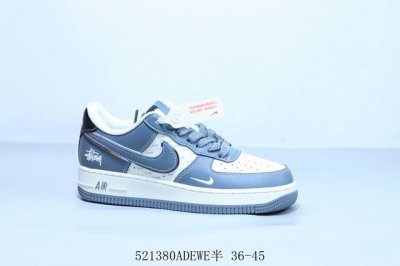 nike Air Force 1 Af1 Nike Air Force One Casual Sneakers Stussy Xs1958-582 521