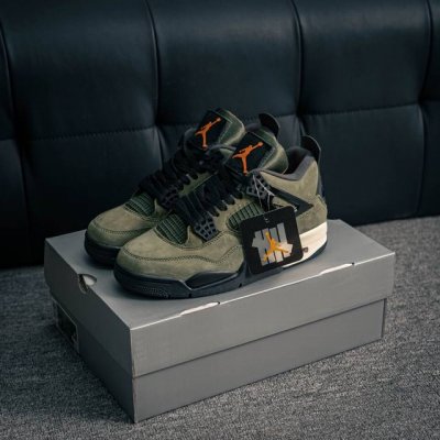 Core Private Nike Air Jordan 4 Retro Michael Jordan Aj4 Mid-Top Retro Casual Spo