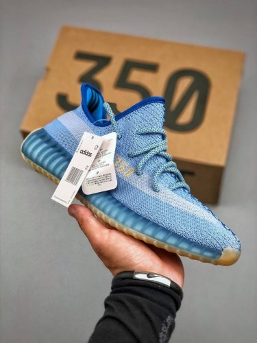 Exclusive Color Adidas Yeezy Boost 350 V2 Sky Blue Uses Sea Glass Anti-Odor Inso