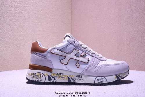 Italian Luxury Shoe Brand Premiata Lander Trainers Lanno Series Low-Top Retro Ve