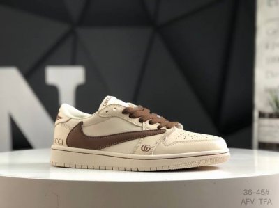 Top Layer With Half Size Nike Air Jordan 1 Low Aj1 Joe 1 Collaboration, High-End