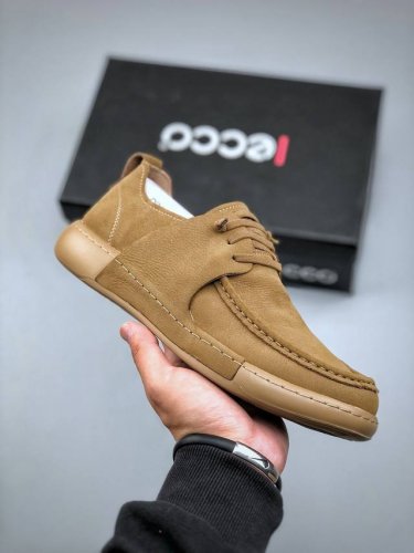 Ecco Slip-On Men's Shoes For Summer 25 Years New All-Match Casual Kangaroo Shoes
