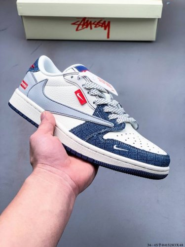 Company-Level First Layer! Nike Air Jordan 1 Low Aj1 Joe 1 Low-Top Trendy Slow S