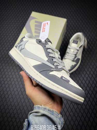 b Travis Scott X Nike Air Jordan 1 Low Air Jordan 1 Low Reverse Beige Black S