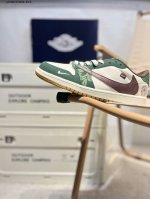 Company-Grade Top-Grain Leather Jordan Air Jordan 1 Low Aj1 Low-Top Basketball S