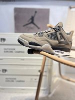 nike Air Jordan 4 Retro Black Military Blue Michael Jordan Aj4 Mid-Top Retro