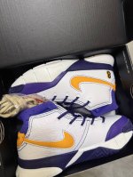 Nike Zoom Kobe 1 High-Top Retro Basketball Shoes Company-Level Debut Offers Enha