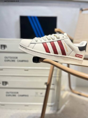 Supreme X Adidas Originals Superstar Al Classic Colorway Classic Shell Toe Offic