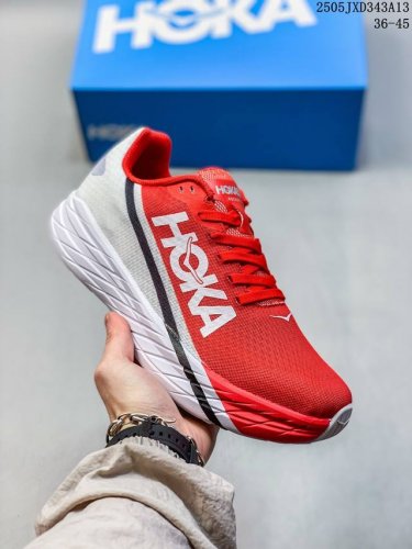 hoka One One Rocket X Evo Rocket X Shock-Absorbing Racing Marathon Carbon Pla