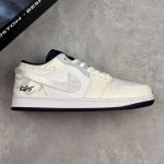Local Core Private Company-Level Nike Air Jordan 1 Low Aj1 Silver Sticker Swoosh