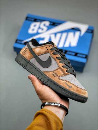 Nike Sb Dunk Low X The North Face Gray Brown Black Small Hook Pure Original Fact