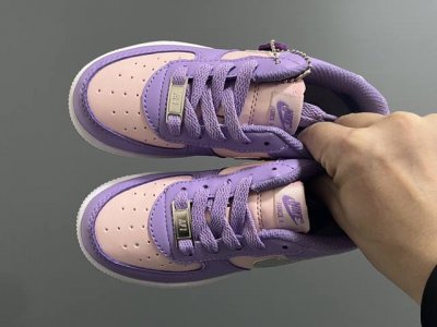 Nk New Air Force One Cartoon Low-Top Lace-Up Children's Casual Skate Shoes Size: