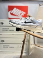 Nike P-6000 Laser Blue Retro Tech Personalized Sports Dad Shoes. The Shoe Upper