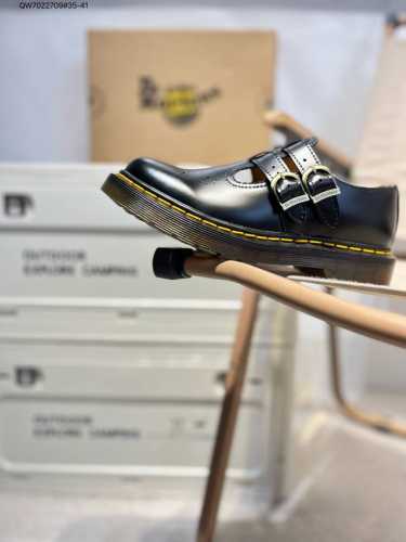Dr.Martens Series Thick Sole Full Motorcycle Line Original Material Production H