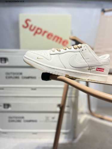 Nike Sb Dunk Low "Supreme Joint" Anniversary High-End Custom Low-Top Casual Shoe
