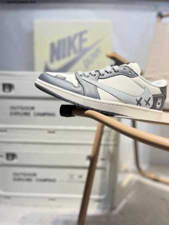 Company-Level First-Layer Leather Jordan Air Jordan 1 Low Aj1 Low-Top Series Bas - Click Image to Close