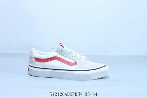 vans Vans Official White Side Stripe Toe Half Crescent Men's Shoes Women's Sh