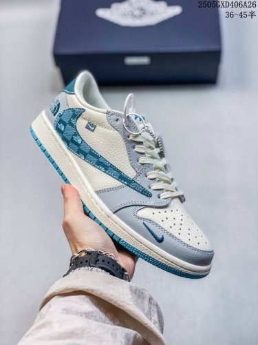 Overseas Hit Limited Sale Travis Scott X Fragment Design X Jordan Air Jordan 1 L