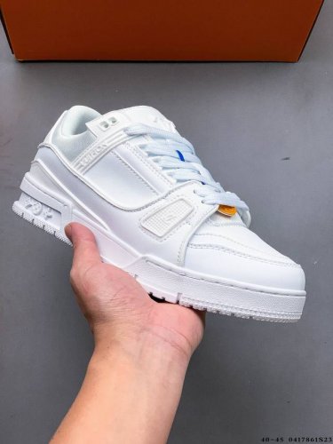 New Lv Louis Vuitton Trainer Sneaker Low Casual Sports Culture All-Match Sneaker