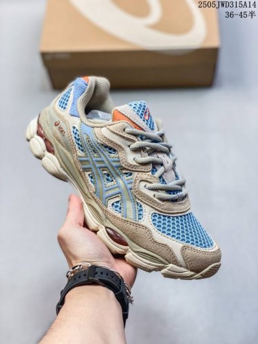 Asics Breathable Mesh Upper With Partial Synthetic Leather Material, Featuring N