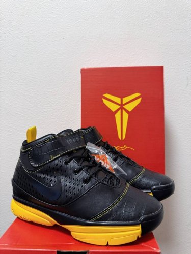 Authentic Red Box, High-Quality Nike Zoom Kobe 2 High-Top Retro Basketball Shoes