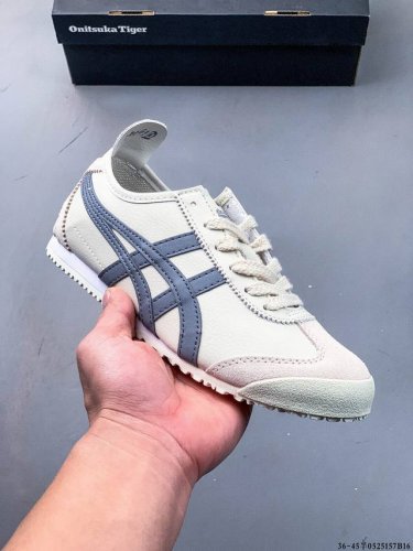 asics Onitsuka Tiger Asics Leather Original Four-Link Tag Midsole Cardboard S