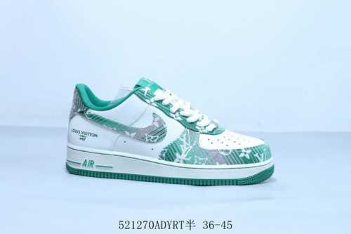 Nike Air Force 1 Af1 Nike Low-Top Air Force One Casual Sneakers Lv Joint Sc9207-